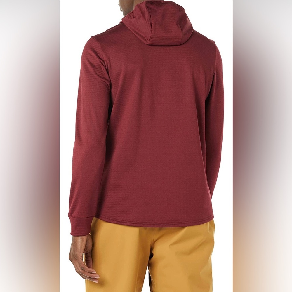 Amazon Essentials Men's Performance Ski Midlayer Full-Zip Hoodie- Large - Picture 3 of 10